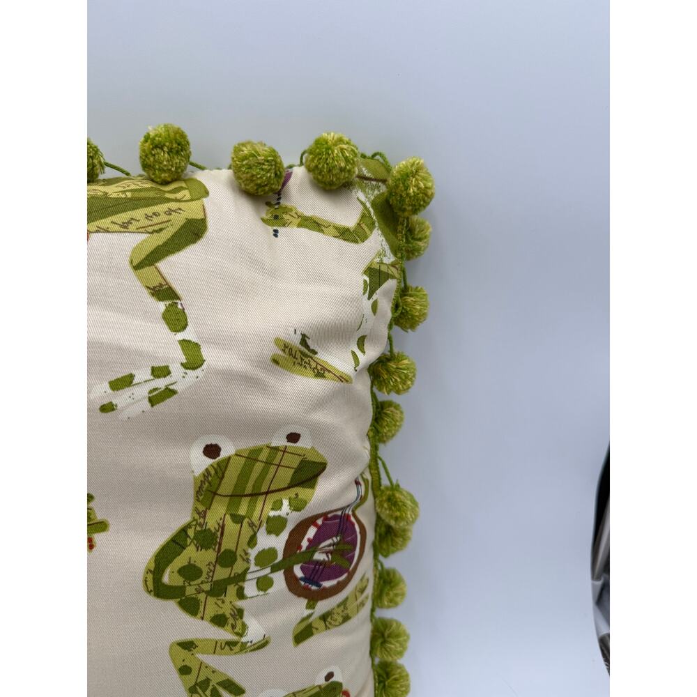 Freddie Rocker Handmade Pom Pom Pillow - Picture 5 of 7